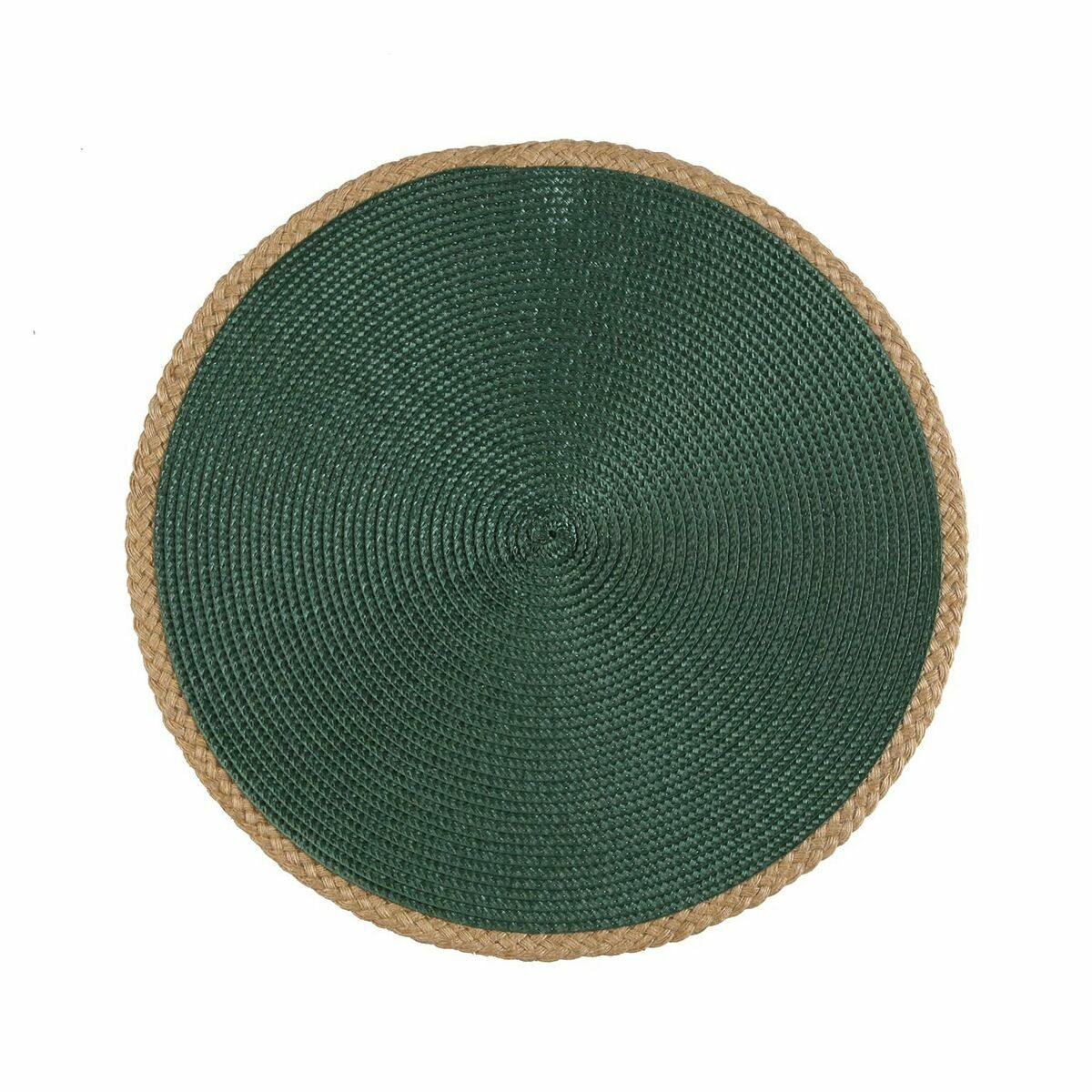 Table Mat Versa Green Jute polypropylene Water hyacinth 38 x 38 cm-1