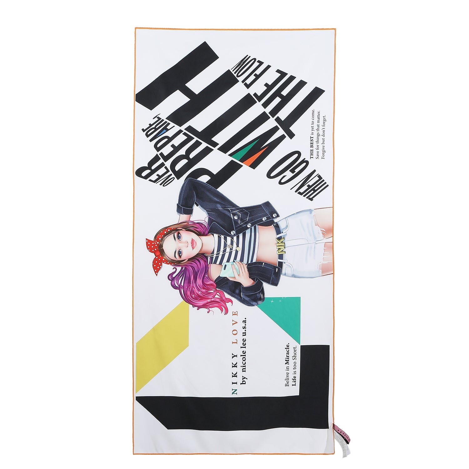 TOALLA PARA PLAYA CON ESTAMPADO (Nikky)-0